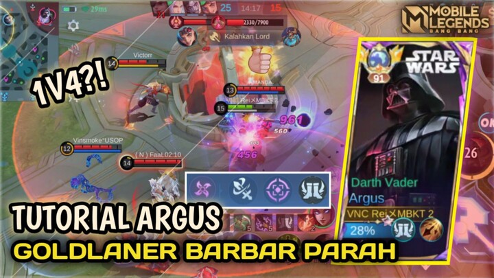 TUTORIAL GAMEPLAY ARGUS GOLDLANER BARBAR