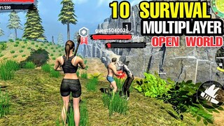 10 Best SURVIVAL MULTIPLAYER Open World Games for Android & iOS 2021 • LOW SIZE • LOW SPEC