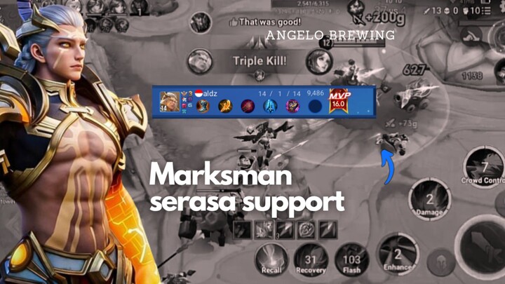 gila coyy! hero makrsman ini serasa jadi support😱