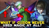WHAT IF GUSION NEVER LEARNED MAGIC? CYBER OPS GUSION STORY! NANOTECH | MLBB SKIN STORIES