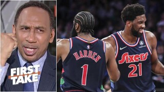 "Joel Embiid & James Harden are unstoppable!!!" - Stephen A. on Embbid's 43 Pts as 76ers beat Bulls