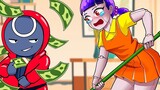 [รีมิกซ์]ตุ๊กตาใน <สควิดเกม เล่นลุ้นตาย> กระเหี้ยนกระหือรือที่จะหาเงิน
