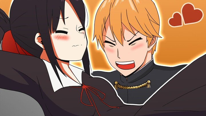 💖How will Kaguya Sama react when they bite each other