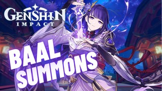 All Hail The Raiden Shogun!!! | Genshin Impact ~ Baal Summons: Reign of Serenity Event Wish