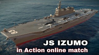 Modern Warships: Japanese Aircraftcarrier JS IZUMO in action.