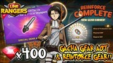 400 RUBY GACHA GEAR AOT + REINFORCE!! ⚔️🛡️ LINE RANGERS: ATTACK ON TITAN TIE-UP EVENT (INDONESIA)