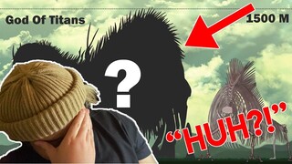 Attack On Titan Season 4 Size Comparison | Reaction