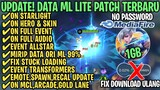 Data ML Lite Full Event 1Gb Terbaru Patch Allstar | ML Lite | Cara Mengatasi Lag & Patah Patah