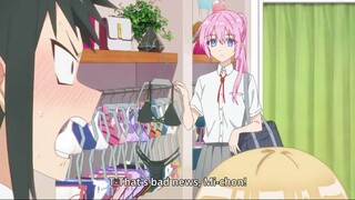 Shikimori buying her swimsuit 👙