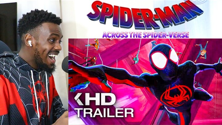 SPIDER-MAN: ACROSS THE SPIDER-VERSE - Official Trailer REACTION VIDEO!!!