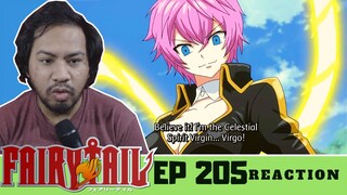 VIRGO? IS THAT YOU? | Fairy Tail Episode 205 [REACTION]