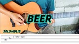 Beer - Itchyworms - Solo/Adlib (Fingerstyle Tabs) Guitar