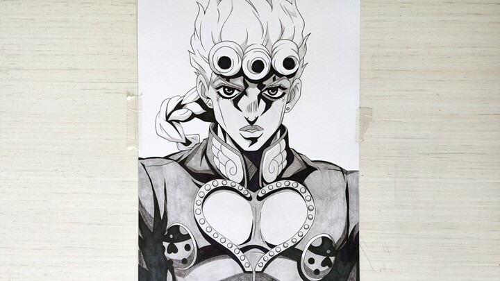 Teach you how to draw Giorno without ever learning