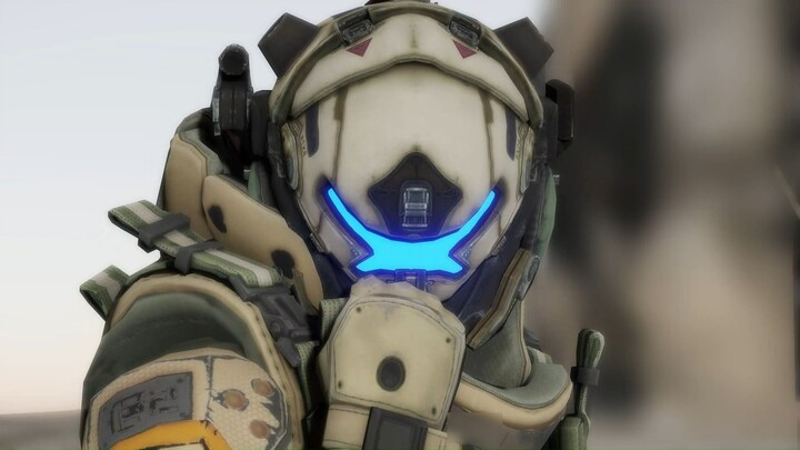 Layar penyelesaian kemenangan Pertahanan Perbatasan [Titanfall MMD]