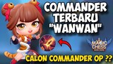COMMANDER TERBARU WANWAN MAGIC CHESS UPDATE!! CARA MAIN COMMANDER WANWAN SKILL 1