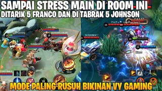 CUSTOM ROOM PALING RUSUH - 10 FRANCO HOOK 2 METER & 10 JOHNSON DALAM 1 MAP! CREATION CAMP MLBB