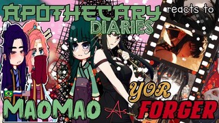 The Apothecary Diaries react to Maomao as Yor Forger// gacha react// Azzhe Azzhe//[🇧🇷/🇷🇺/🇺🇲]//