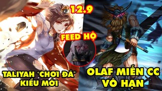 TOP 7 thay đổi siêu HOT trong LMHT 12.9: Taliyah chơi đá kiểu mới, Olaf miễn CC vô hạn, Sion feed hộ