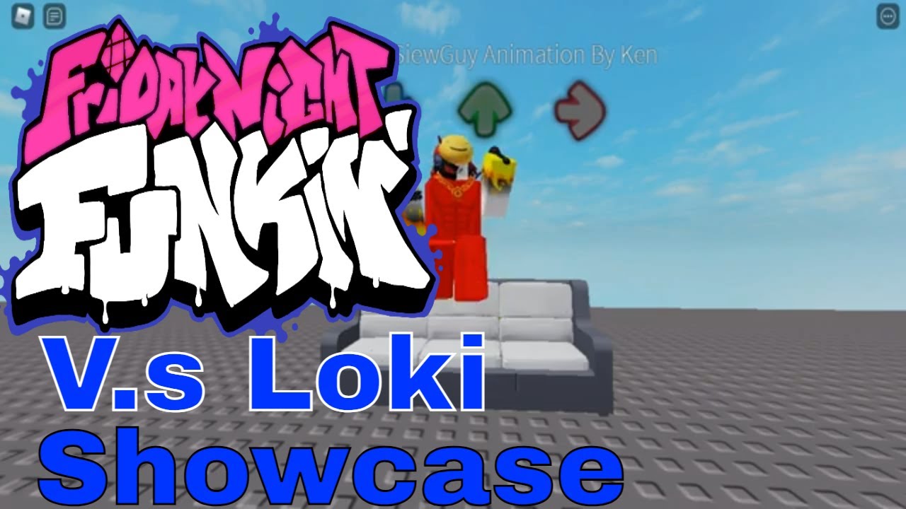 Roblox V.s Loki FNF, Animation Showcase
