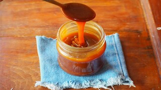 ซอสคาราเมลโฮมเมด เนื้อเนียนสวย ไม่แตกตัวเป็นไขมัน หอมหวาน ไม่ขม / Homemade caramel