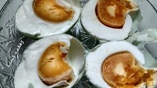 RESEP DAN CARA MEMBUAT TELUR ASIN. HANYA 3 BHN. CARA MEMBUATNYA MUDAH SEKALI, PELUANG USAHA