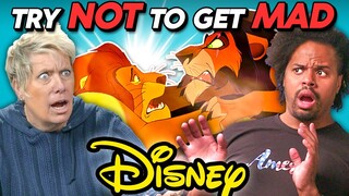 Adults React To Try Not To Get Mad Challenge (DISNEY EDITION)