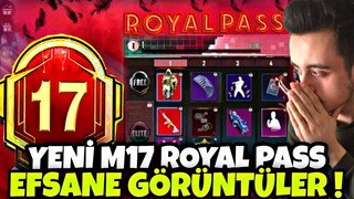 YENİ M17 ROYAL PASS EFSANE GÖRÜNTÜLER !! M17 RP 1-50 ÖDÜLLERİ !! M17 ROYAL PASS PUBG MOBİLE