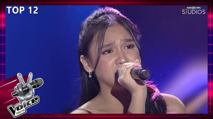 Sophie | A Song For You | Top 12 | Season 3 | The Voice Teens Philippines