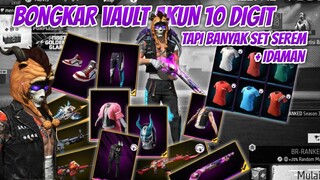 BONGKAR VAULT‼️AKUN 10 DIGIT SPEK GHOIB⁉️ - FREE FIRE Indonesia