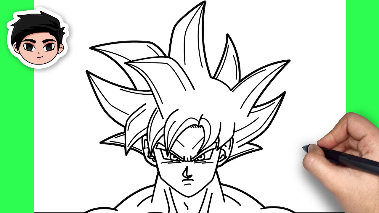 Goku Shady Sketch 4K wallpaper download