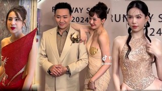 TRẤN THÀNH dẫn HARI WON cùng NGỌC TRINH, cs THỦY TIÊN đi xem HHEN NIÊ catwalk show GIAI NHÂN ĐỖ LONG