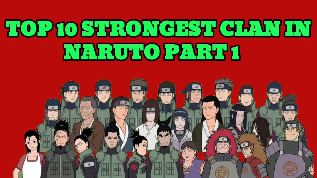 logo Lagring synder TOP 10 STRONGEST CLANS IN NARUTO PART 1 | TAGALOG | - Bilibili