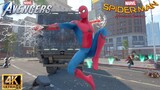 Spider-Man Homecoming MCU Outfit Gameplay - Marvel's Avengers Game (4K 60FPS)