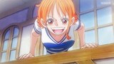 Luffy, Zoro, Sanji, come quickly, Nami is being bullied!!!