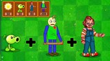 Peashooter + Baldi's Basics + Chucky | Plants vs zombies Animation PvZ 2 Part 20