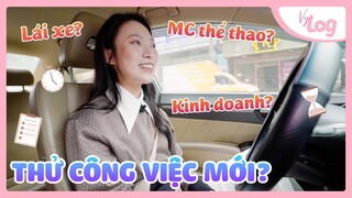 24h Đi Làm | Có công việc mới, Dẫn Olympia, Workshop tiếng Anh | VyLog Khánh Vy