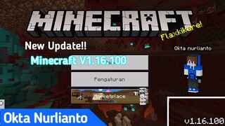 NEW UPDATE 😮!! Minecraft Pocket Edition V.1.16.100 Official | Okta Nurlianto Channel