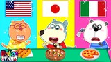 Xúc xích, Sushi và Pizza đến từ quốc gia nào? | Phim Hoạt Hình Wolfoo Tiếng Việt