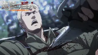 Levi stabs through Reiner  - Attack on Titan Epic Scenes [Season 3 Episode 13]