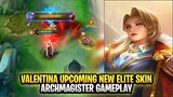 Valentina Upcoming New Elite Skin Archmagister Gameplay | Mobile Legends: Bang Bang