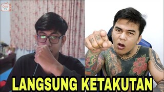 awalnya ngegas akhirnya kabur dibuat Gogo Sinaga || Prank Ome TV