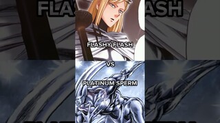 Who Is Strongest Platinum Sperm vs Flashy Flash - one punch man