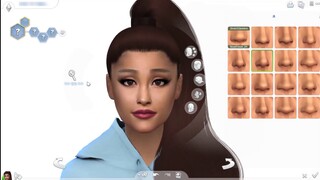 【Ariana Grande】 Véo một cô gái | Sims 4 CAS Dễ dàng làm Ariana Crande (sử dụng mack khuôn mặt)