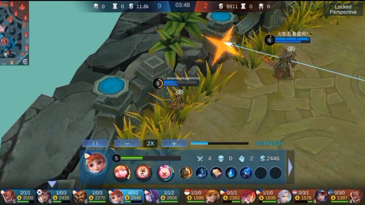 ANGELA GAME PLAY 14.5 KDA 11 KILSS 0 DEATH 25 ASSIST