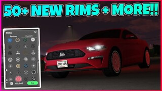 50+ NEW RIMS + MORE!! || Greenville ROBLOX