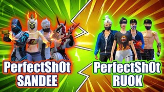 🔥ครั้งแรก 👽PS RUOK vs 🤖PS SANDEE ⚡ลองเชิงก่อนแข่งจริง🔫 โคตรตึง✅  @RUOK FF   @SANDEE CH 