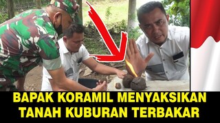 Subhanaallah tanah kuburan bisa terbakar - ini perbedaan tanah kuburan dan bukan tanah kuburan !