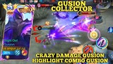 crazy damege gusion highlight combo gusion ~ mobile legends