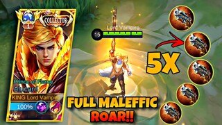 ALUCARD FULL MALEFFIC ROAR!DAMAGE GAK NGOTAKK