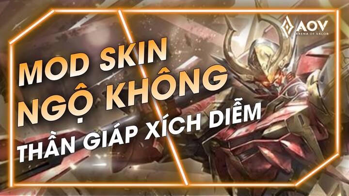 [MÙA 27] - MOD SKIN NGỘ KHÔNG THẦN GIÁP XÍCH DIỄM MỚI NHẤT - LIÊN QUÂN MOBILE